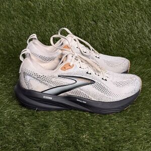 Brooks Glycerin 22 Mens Size 10 D Running Sneakers White Black 1104451D135